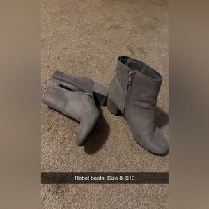 Rebel ankle boots.